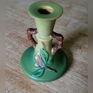 Roseville 'Apple Blossom' Vintage 1940s Candle Holder